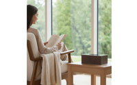 Tissue Box Cover with Stainless Surface Refills Rectangular Tissue Box Cover Modern Holder for Living Room, Bedroom