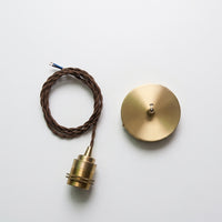 Ceiling Light and Pendant Light Fitting with Switch, Brass Ceiling Pendant Light Fitting, Dining Room Lights Ceiling Hanging Lights, 220V E27