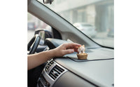 Easy to Install Cute Akita Puppy Statue Included Cute Car Ornaments Mini Cartoon Dog Figure for Center Console, Office Desk