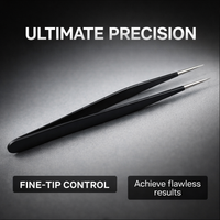 Complete Manicure Kit with Curved Tip Tweezers for Beginners, Professional Buffing and File Set, Art Supplies for Home Salon Use