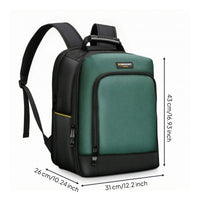 Padded Straps School Backpack Mesh Pockets Zippered Backpack Structured Bookbag Reinforced Trim