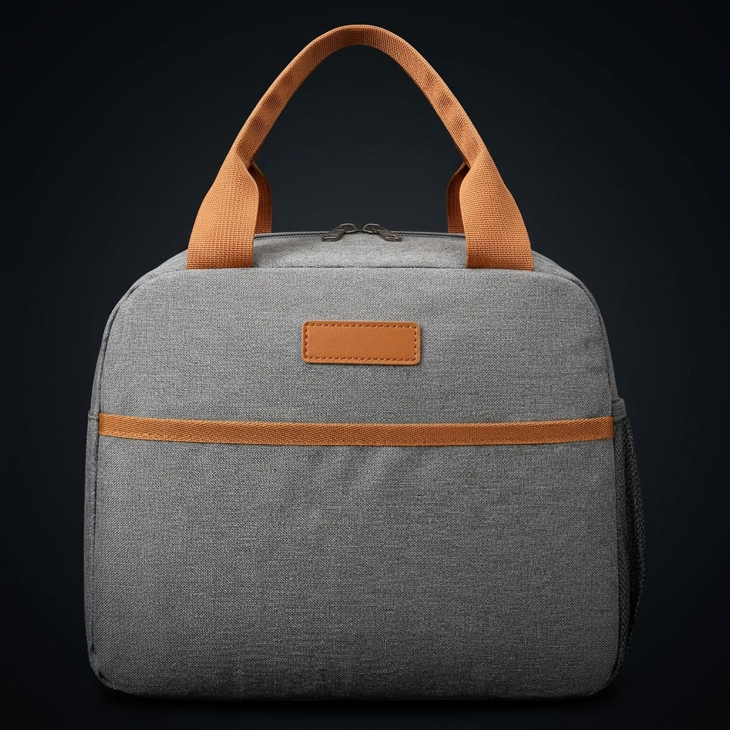 Lunch Box for School Picnic, Insulated Lunch Bags for Women with Oxford Cloth, Portable Picnic Bag and Cool Bag, Food Bag with Exterior Pocket