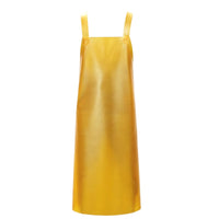 Full Length Apron Wipeable Apron with Shoulder Straps Long for Workshop, Kitchen
