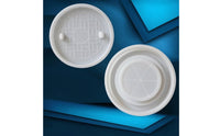 Manhole Cover Form Textured Manhole Heavy-Duty Concrete Form for Contractors, Construction Site