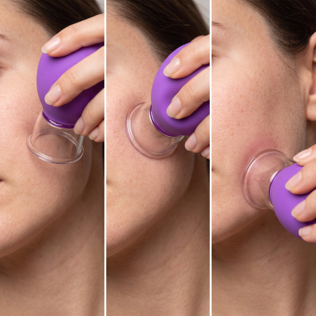 Mini Facial Cupping Set - Vacuum Suction Silicone Cups for Face Lifting & Massage
