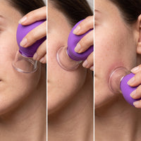 Mini Facial Cupping Set - Vacuum Suction Silicone Cups for Face Lifting & Massage
