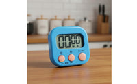 Large Screen Kitchen Timer Loud Alarm Large Display Timer Built-in Stand