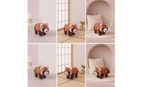 Raccoon Stuffed Toy Walking Raccoon Stuffed Animal Electric Stuffed Toy Interactive Battery-Operated for Children, Playroom
