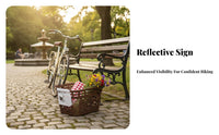 Large Capacity Rear Bike Basket Rust-Resistant Plastic Cycle Basket Easy Installation for Commuting