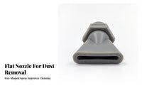 Duckbill Air Nozzle Dust Removal Flat Jet Nozzle Wide Coverage Pneumatic Accessory for Parts Dehydrating, Workshop