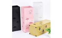 Decorative Metal Umbrella Stand Rectangular Umbrella Stand with Cut-Outs Perforated Organizer Open-Top for Hallway, Foyer, Office, Apartment
