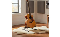 Space-Saving Foldable Guitar Stand Anti-Slip Feet Triangular Guitar Stand Padded Protection for Travel, Studio, Stage