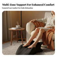 Pressure Relief Leg Elevation Pillow Ergonomic Design Post Surgery Leg Rest Breathable Textile for Seniors, Adults, Bed, Bedroom