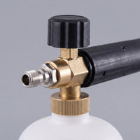 Car Cleaning Foam Sprayer for Professional Car Wash, Heavy Duty Copper and Aluminum Car Detailing Tool, 1L Bottle with 1/4 Inch Quick Connect