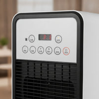 Compact Evaporative Air Cooler Portable Column Fan with Water Tank No Installation Required Swamp Cooler Easy to Clean for Bedroom, Living Room