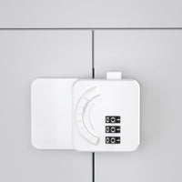 Password Change Tool Included 3-Digit Combination Lock Easy to Install Self-Adhesive Lock