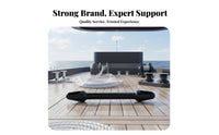 Docking Snubber High Elasticity Rubber Docking Dock Line Snubber Wear-Resistant Boat Rope Shock Absorber Anti