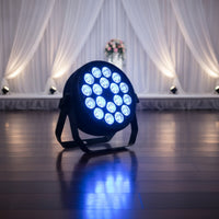LED Stage Light with Bracket Color-Changing LED Par Light Par Can Portable Uplight Lightweight for DJs, Live Shows, Taverns