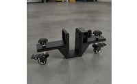 2 Pieces Door Installation Door Carrier Clamp-on Doors Carrier with Wheel Rolling Hardware for Home Improvers, Home Remodeling