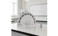 Foldable Optical Reflection and Refraction Demonstrator Graduated Light Reflection and Refraction Demonstrator Visible Optical Experiment Apparatus Portable for Teachers, Students, Schools, Classroom, Science Class