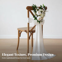 Wedding Arch Flower Long-Lasting Silk Material Wedding Arch Flowers Artificial Flower Swag Handmade Faux Floral Row Reusable