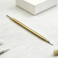 Watch Balance Wheel Repair Tool Double-Ended Watch Balance Wheel Calibration Tool Professional Metal Rod for Watchmakers, Hobbyists, Bench Work