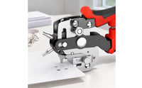 Labor-Saving Leather Belt Hole Puncher Hardened Steel Punches Leather Hole Punch Tool Heavy Duty Revolving Punch Pliers Clean Cut for Leatherworkers, Crafters, DIY Enthusiasts, Craft Projects, Home Repair, Workshop