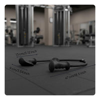 Non-Slip Handles Tricep Pulldown Rope Heavy Duty Double Grip Rope Attachment Multi-Workout Versatility Ergonomic Face Pull Handle Long-Lasting for Home Gym