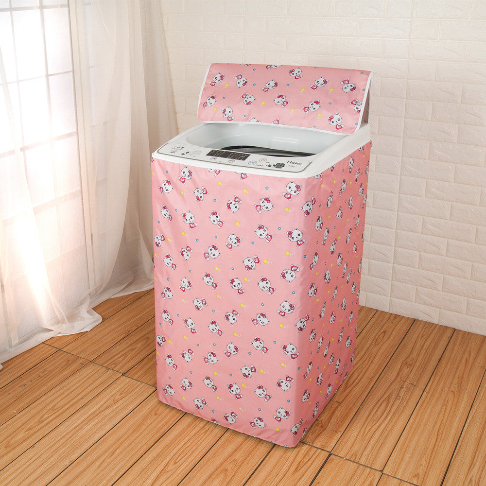 Washing Machine Cover Waterproof Sunscreen Dustproof Oxford Cloth for Top/Front Load Automatic Washers