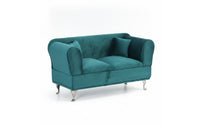 Sofa Jewelry Box Velvet Jewelry Organizer with Metal Legs Decorative for Bedside Table
