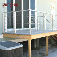 Outdoor Pool Stainless Steel Cable Railing Kit
