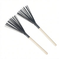 Nylon Drum Brush Flexible Drum Brush Lightweight Drumstick for Drummers, Percussionists, Live Performance, Training Rehearsal