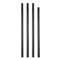 4-Section Collapsible Poles Heavy-Duty Tarp Pole Thickened Tent Pole Portable for Campers