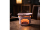 Herb Burner Minimalist Ceramic Incense Burner Matte for Meditation, Tea Ceremony