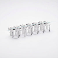 6 Pieces Aquarium Planter Clear Aquarium Plant Clip Hydroponic Support Clip with Screws Transparent for Aquarists, Aquariums