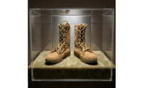 1:6 Soldier Boots Stitched Construction Soldier Figure Boots Tall Shafts