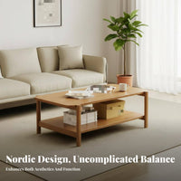 Multi-Functional double-level Square Side Table Modern appearance & dwelling Furniture Minimalist Look Space-Saving Design for Small Apartment Dwellers, homeowners, Students, Living Room, beside Sofa, Bedroom, Office