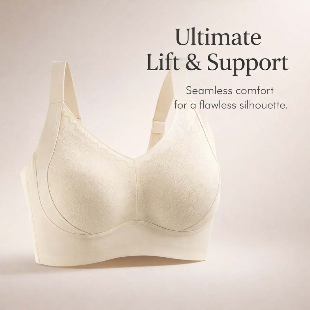 Bras for Women with Posture Support and Padded Cups, Minimizer for Large Busts with Four Hook Closure, Plus Size Everyday Wear
