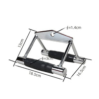 V-Shaped Handle Attachment Ergonomic Design Seated Row Handle