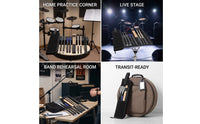 5 Pair Drum Accessory Kit Drum Bag with Handle Compact Drumsticks for Students