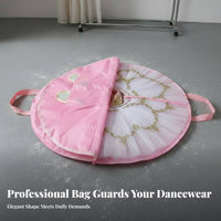 Waterproof Ballet Tutu Bag Dustproof Tutu Storage Bag With Inner Pockets for Children, Performers, Competitions, Performances, Rehearsals