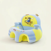 Padded Sofa Chair with Leg Cutouts Soft Baby Sitting Chair Ergonomic Learning Seat Cute for Babies, Nursery