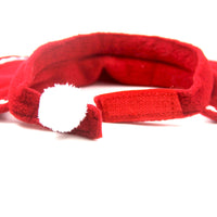 Christmas Pet Cape Bow Tie Scarf Set for Cats and Small Dogs, Reversible Fleece