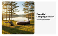 Foldable Self-Inflating Camping Mat Widened Design Self-Inflating Air Mattress Compact Inflatable Camping Bed Comfortable for Outdoor Enthusiasts, Travelers, Travel, Hiking, Beach, Tent