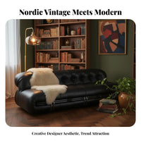 Hippo-Shaped Sofa creatureinfluenced Modern 2-Person Loveseat Statement Piece Small Couch for pairs, Young Adults, Lounge Area, Leisure Areas, Bedroom