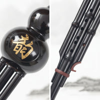 Hulusi Easy to Play Hulusi with Finger Rest Gourd Flute Portable Cucurbit Flute Lightweight for Beginners, Practice, Lessons