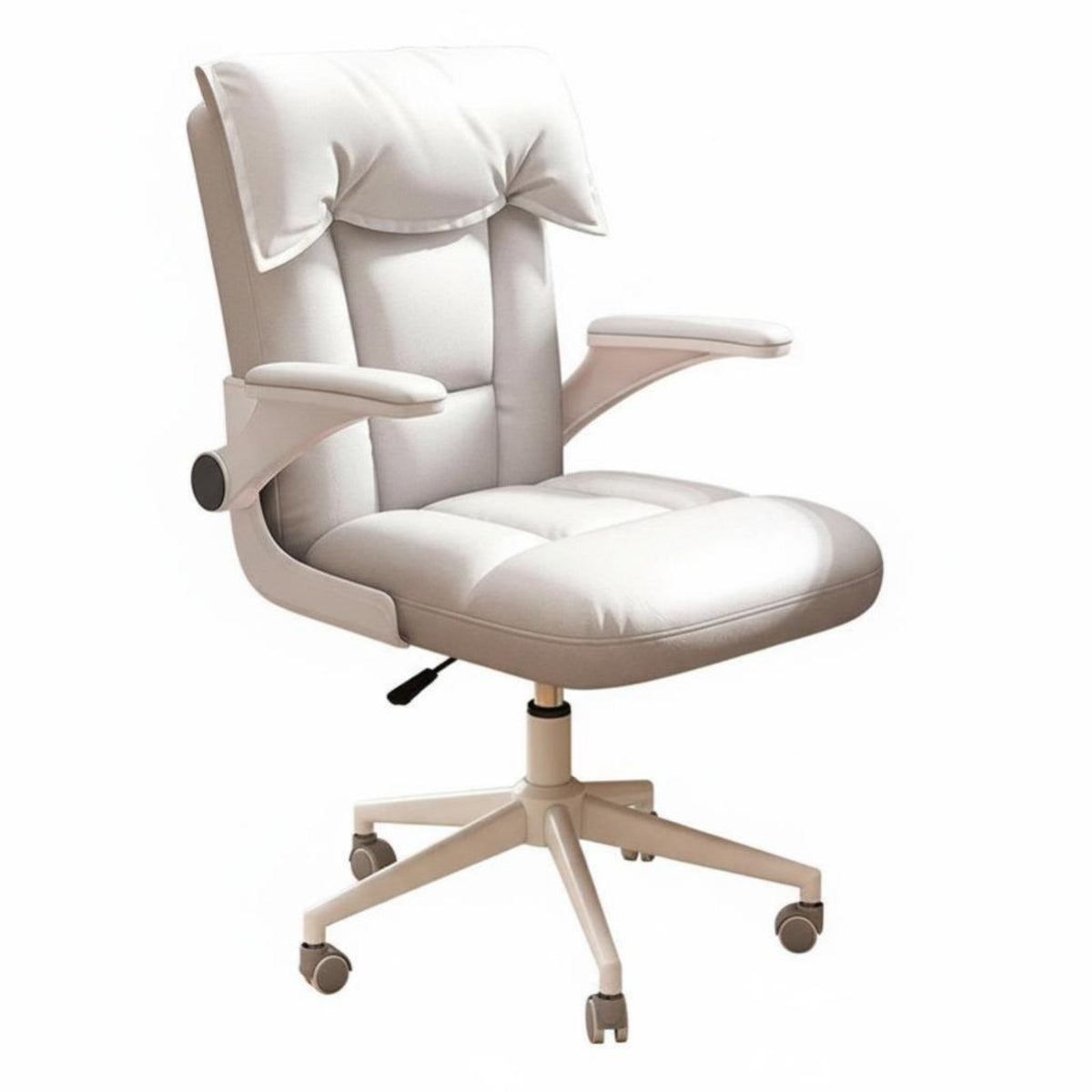 Upholstered Study Chair Contemporary Tub Chair Padded Seat Armrest Upholstered Cushion Wooden Frame Minimalist Style Suitable for Home Office Bedroom Reading Nook Living Room