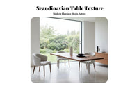 Floating Wood Slab Table Transparent Legs Dining Surface Modern Aesthetic Home Furnishing for Homeowners, Remote Workers, Living Room, Open-Plan Space