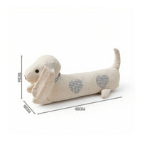 Dog Door Stopper Cute Weighted Stop Air Barrier for Bedroom, Entryway
