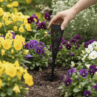 2 Pieces Grave Vase with Stake Outdoor Memorial Flower Cone Decorative